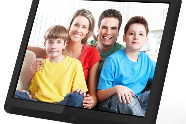 10.1 inch remote control IPS HD screen 1280 800 digital photo frame (3)