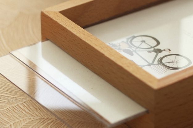 6 inch solid wood photo frame (2)