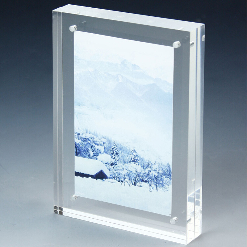 Acrylic magnetic phase frame plexiglass picture frames (3)