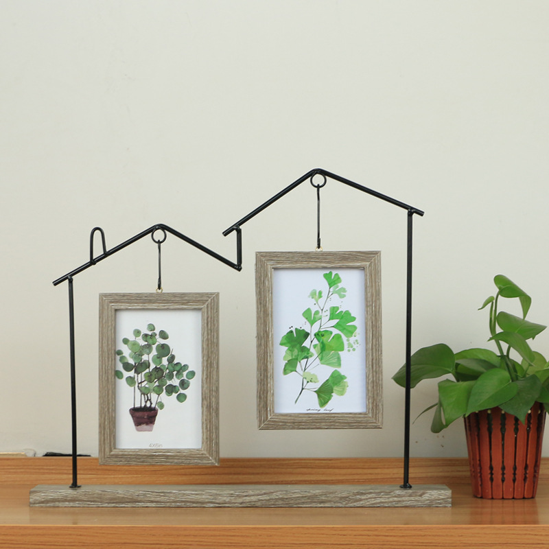 Creative metal retro decoration photo frame (1)