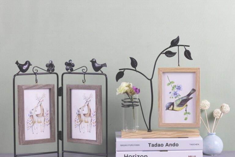 Creative metal retro decoration photo frame (4)