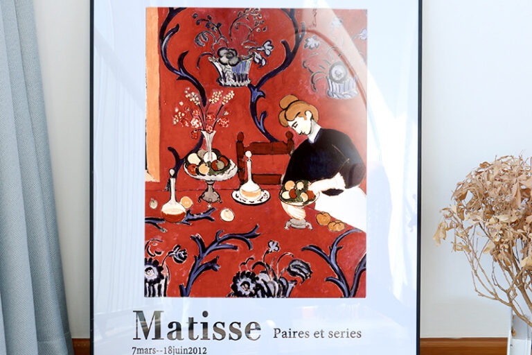 Simple aluminum wall hanging poster photo frame (1)