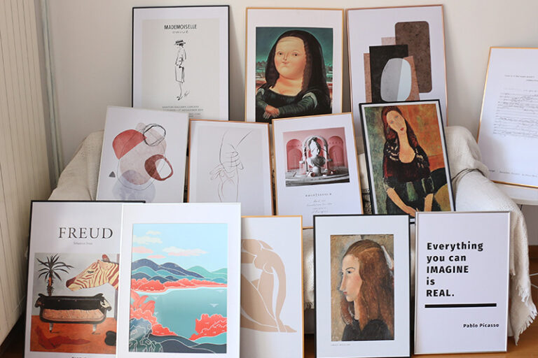 Simple aluminum wall hanging poster photo frame (3)