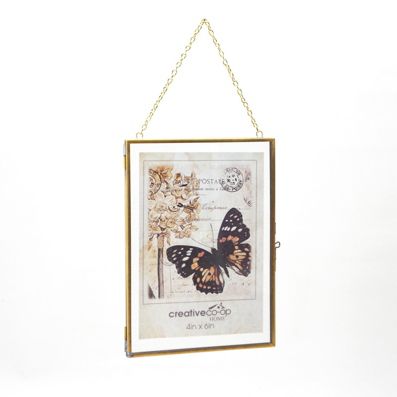 Wall hanging metal photo frame (2)
