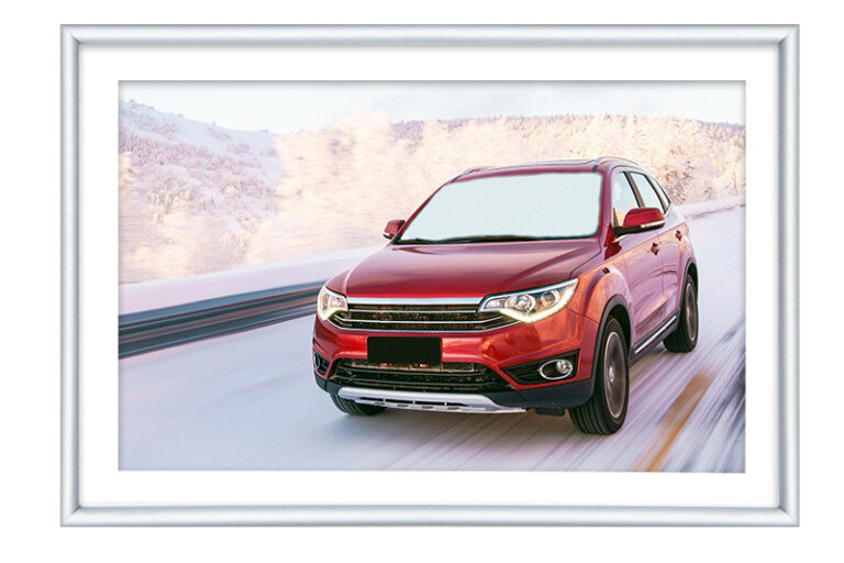 Wall-mounted metal photo frame (1)