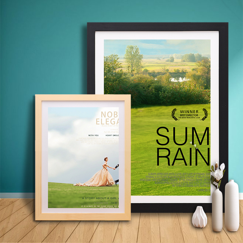 Real wood photo studio log frame (3)