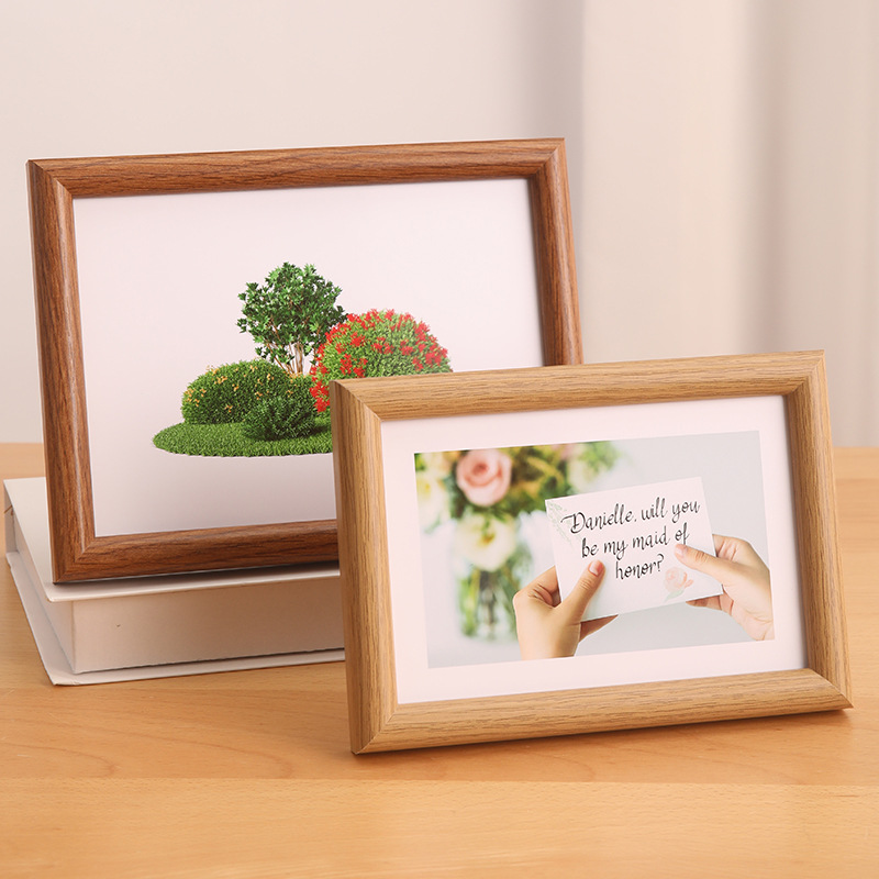 Arched Wood Puzzle Frame for Photo Wall and Tabletop Display