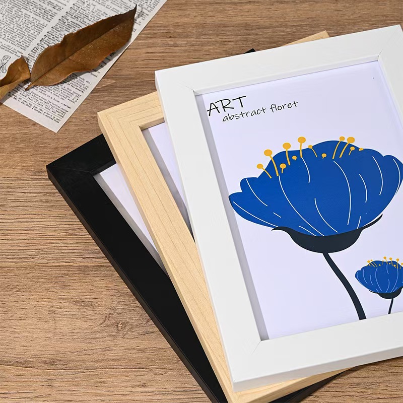 Wooden Photo Frame Display – Wall & Tabletop Styles