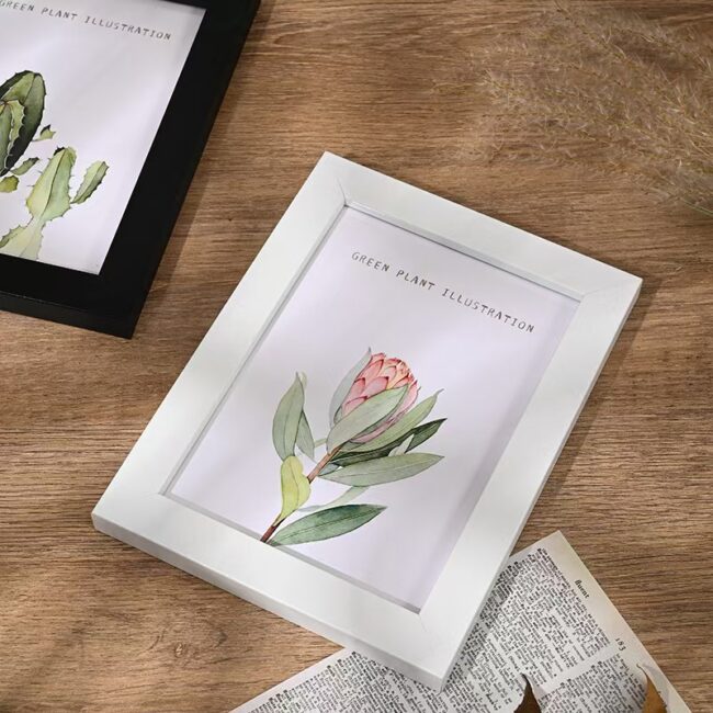 Wooden Photo Frame Display – Wall & Tabletop Styles