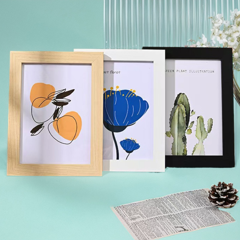 Wooden Photo Frame Display – Wall & Tabletop Styles