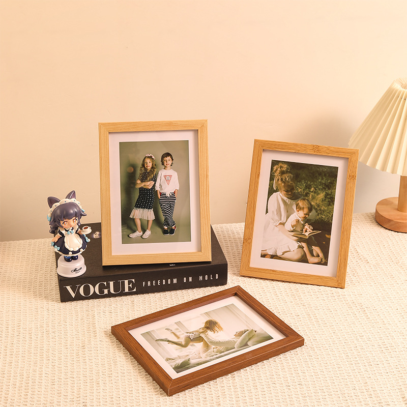 Handmade Wooden Photo Frame – Wall & Tabletop Display