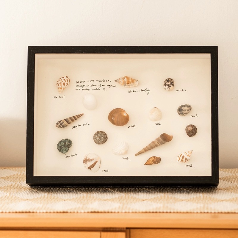 Handmade Solid Wood Shadow Box Frame for DIY Crafts