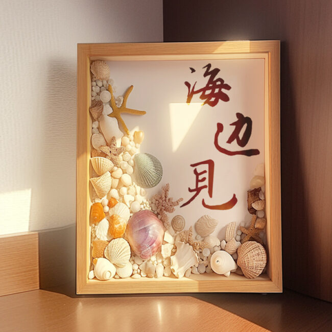 Handmade Solid Wood Shadow Box Frame for DIY Crafts