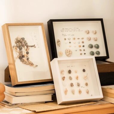 Handmade Solid Wood Shadow Box Frame for DIY Crafts