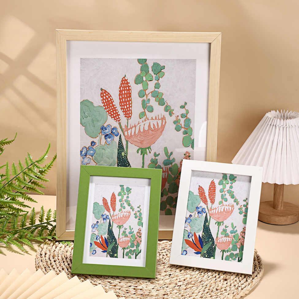 Custom Wooden Frame for Tabletop and Wall Decoration