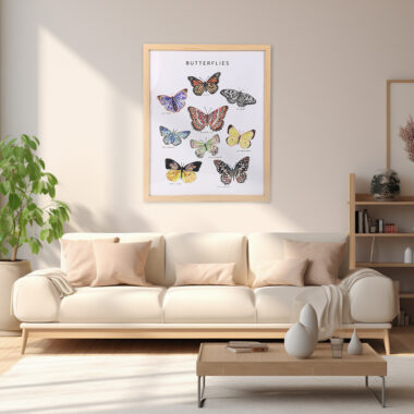 Custom Wooden Frame for Tabletop and Wall Decoration