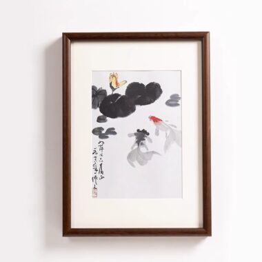 Chinese Style Custom Wood Frame for Posters, Calligraphy, and Artwork
