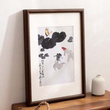 Chinese Style Custom Wood Frame for Posters, Calligraphy, and Artwork