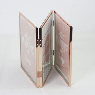 Fashion metal desk photo frame in gold, silver, and rose gold