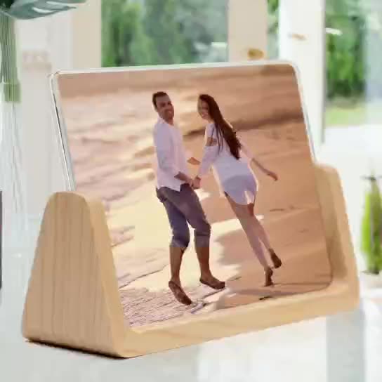 DIY 3D Wood Frame with Dried Flower and Shell Specimen
