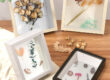 Handmade Solid Wood Photo Frame with Three-Dimensional Hollow Craft Design