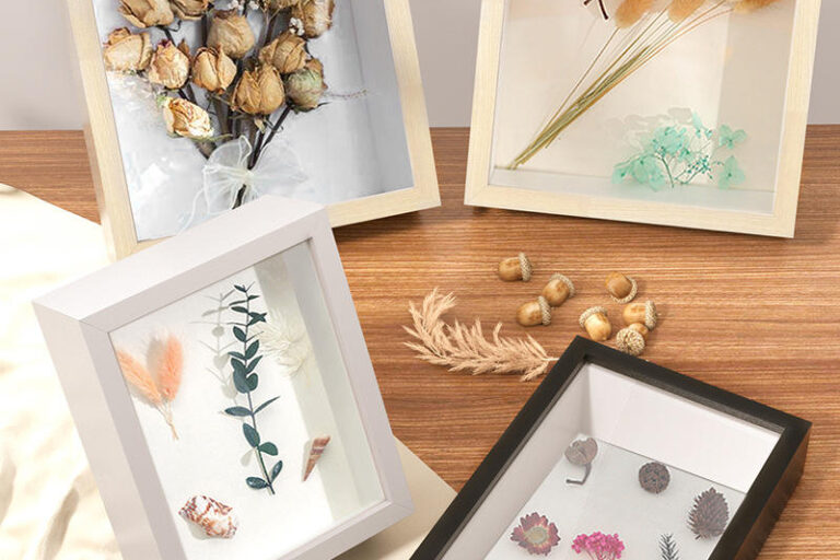 Handmade Solid Wood Frame with 3D Hollow Design – Wall & Table Display Crafts (5) Handmade Solid Wood Photo Frame with Three-Dimensional Hollow Craft Design