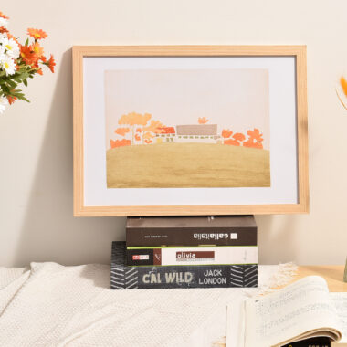 : Solid Wood Wall Frame – A4 A3 Poster & Painting Display
