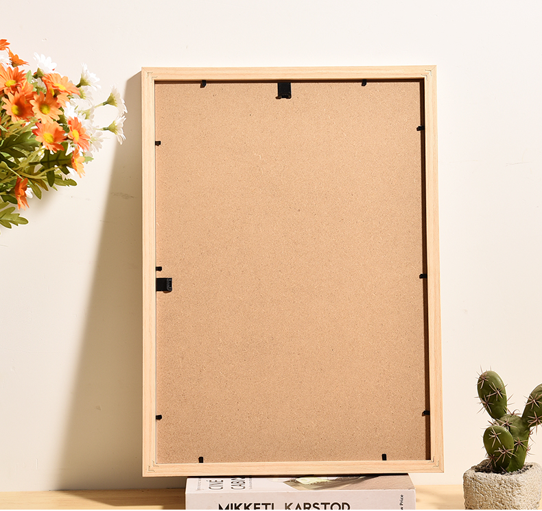 : Solid Wood Wall Frame – A4 A3 Poster & Painting Display