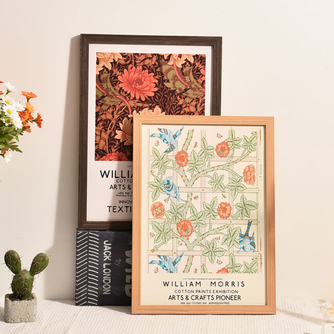 : Solid Wood Wall Frame – A4 A3 Poster & Painting Display