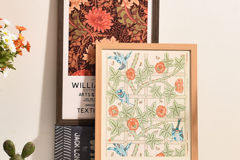 : Solid Wood Wall Frame – A4 A3 Poster & Painting Display