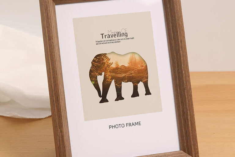 Modern Washed White Wooden Frame for Photos 4x6 5x7 8.5x11 11x14