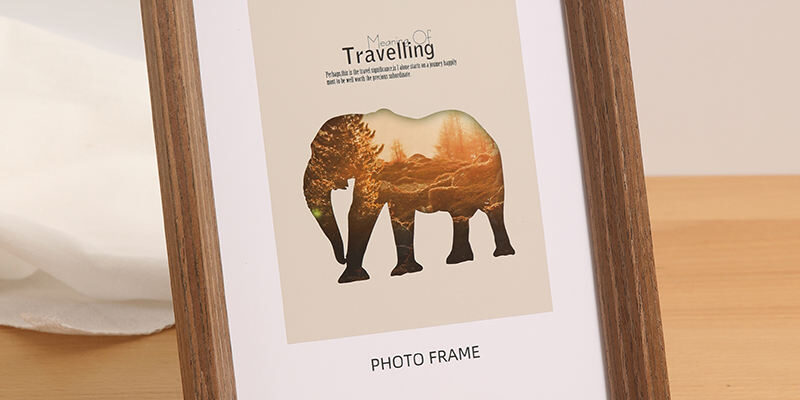 Modern Washed White Wooden Frame for Photos 4x6 5x7 8.5x11 11x14