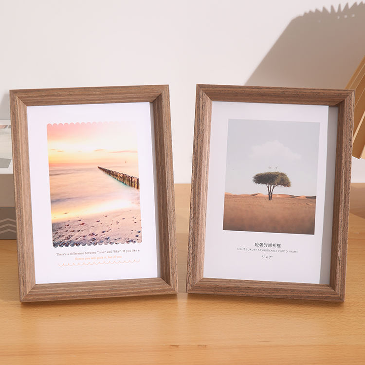 Modern Washed White Wooden Frame for Photos 4x6 5x7 8.5x11 11x14