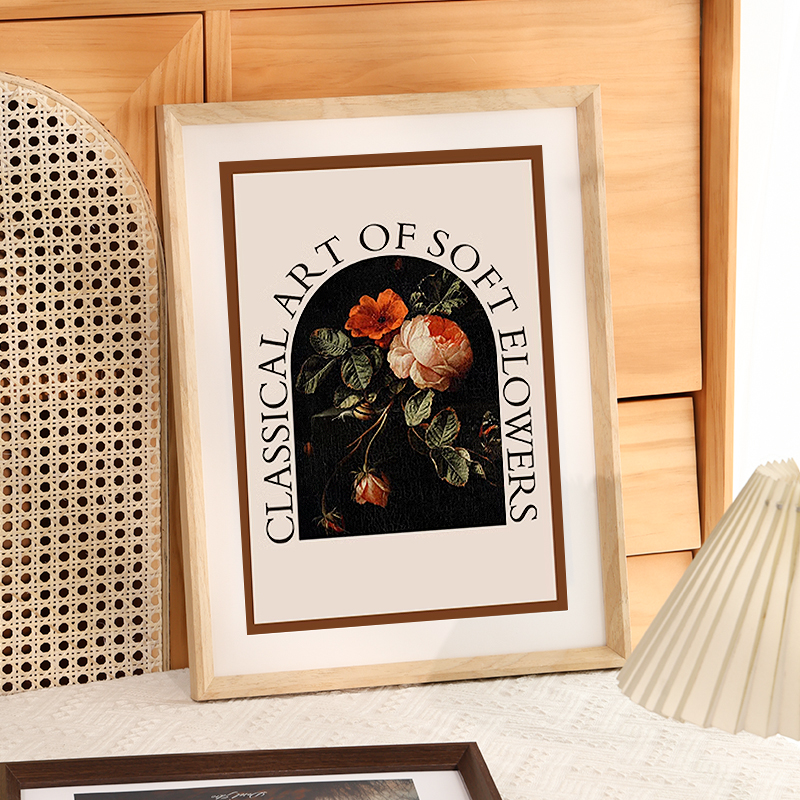 Rotatable Wooden Photo Frame for Postcards, Pet Memorials, Desktop Display