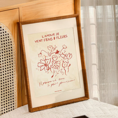 Rotatable Wooden Photo Frame for Postcards, Pet Memorials, Desktop Display