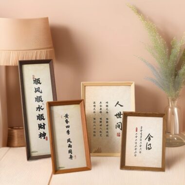 Solid Walnut Wood Mortise and Tenon Family Photo Frame