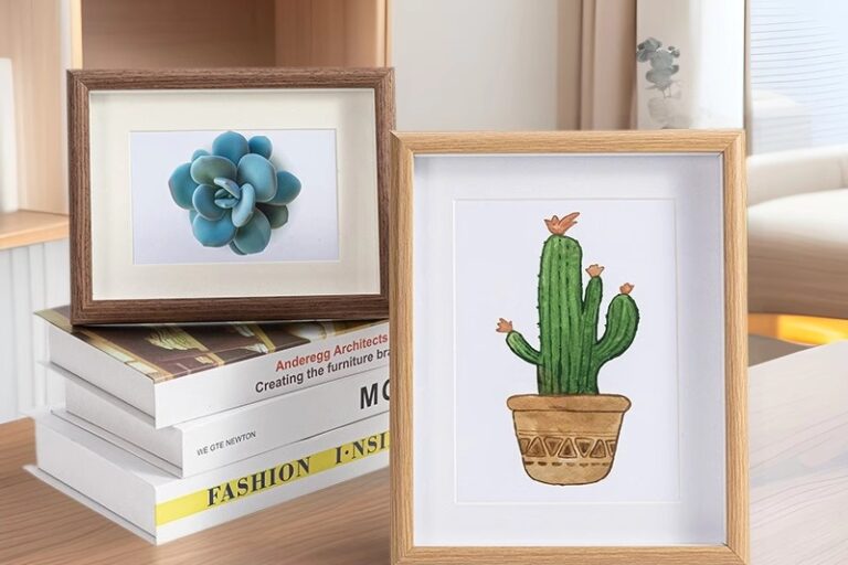 Solid Walnut Wood Mortise and Tenon Family Photo Frame