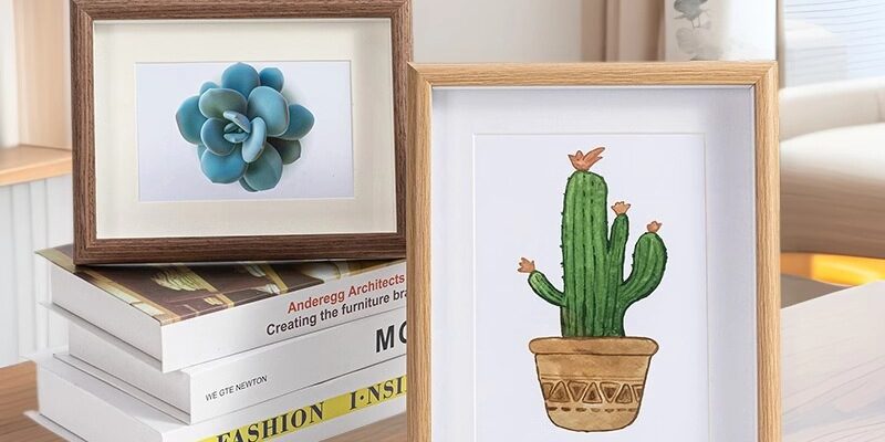 Solid Walnut Wood Mortise and Tenon Family Photo Frame