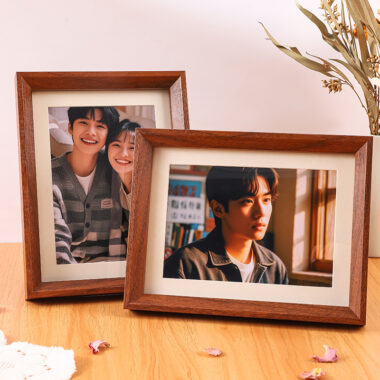  Vintage Wooden Photo Frame for Wedding Portrait Display