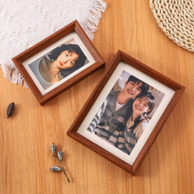  Vintage Wooden Photo Frame for Wedding Portrait Display