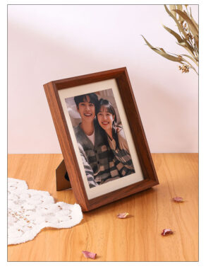  Vintage Wooden Photo Frame for Wedding Portrait Display