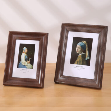 Wooden Hollow Shadow Box Frame for Calligraphy & Artwork